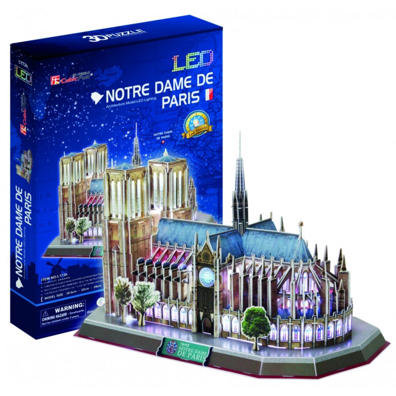 Cubicfun D Puzzle Notre Dame De Paris Light D Puzzles Photopoint Lv