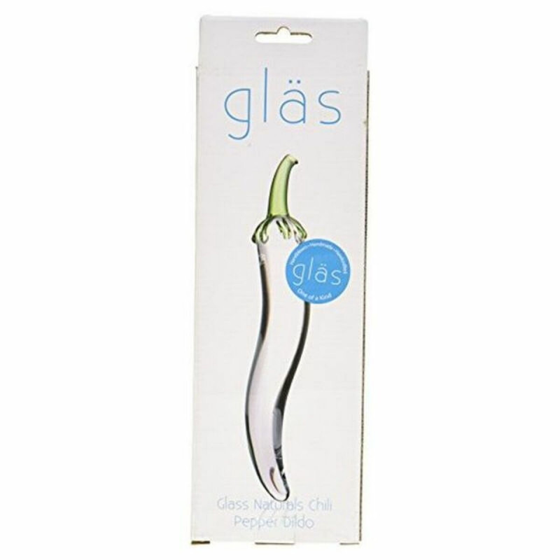 Стеклянный Перчик Glas Naturals Chili Pepper 18 см, бесцветный GLAS-87 - Glas - Анальные стимуляторы - Купить