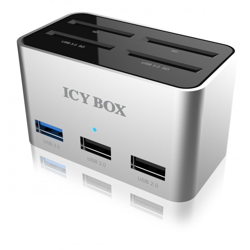 Icy Box Ib X Card Reader Sd X Usb Hub Usb Hubs Photopoint