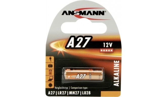 Ansmann alkaline battery A27 12V