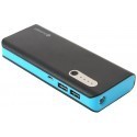 Platinet akupank 13000mAh + taskulamp, must/sinine (42896)