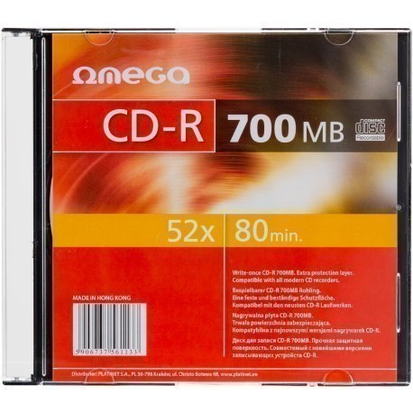Omega CD-R 700MB 52x karbis