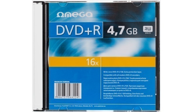 Omega DVD+R 4,7GB 16x karbis