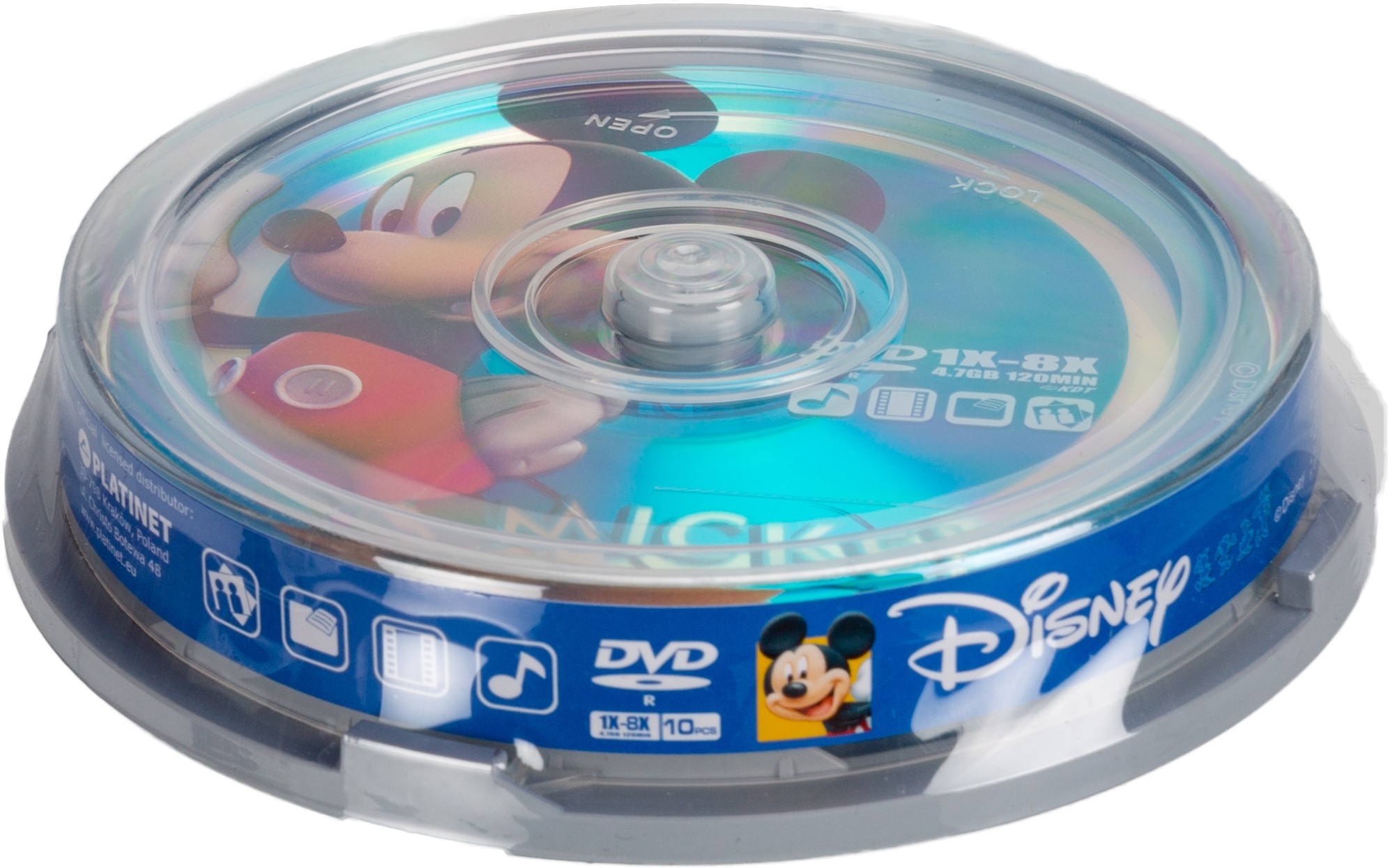Disney Mickey and Minnie Dancing DVD+R 10 Pk Spindle, Shop PWP