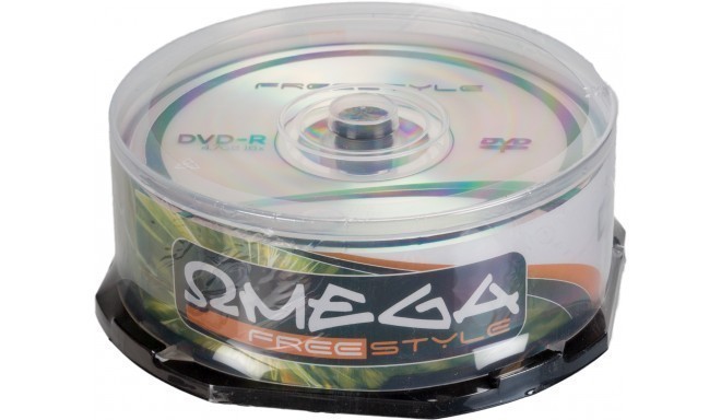 Omega Freestyle DVD-R 4,7GB 16x 25tk tornis