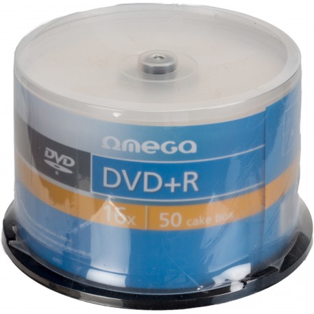 Omega DVD+R 4,7GB 16x 50tk tornis