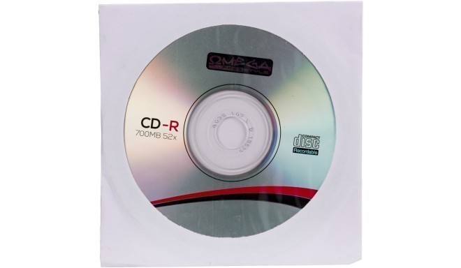 Omega Freestyle CD-R 700MB 52x aploksne