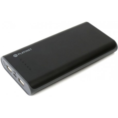 Platinet akupank 20000mAh 2xUSB, must/hall (43111)