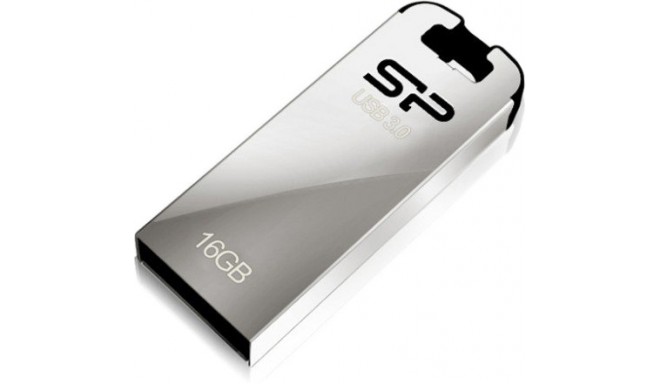 Silicon Power флешка 16GB Jewel J10 USB 3.0, серебристый