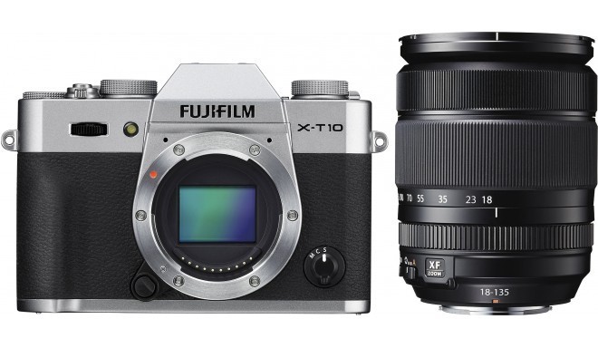 Fujifilm X-T10 + 18-135mm Kit, silver