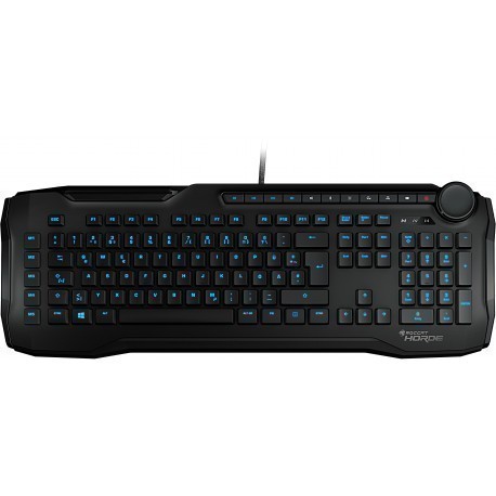Roccat klaviatūra Horde Nordic, melna