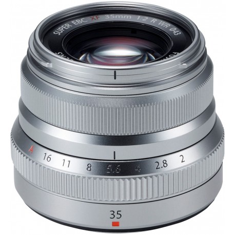 Fujifilm Fujinon XF 35mm f/2 R WR, silver