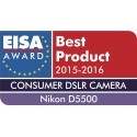 Nikon D5500 + 18-105mm VR II komplekts, melns Nikon D5500 + 18-105mm VR II komplekts, melns