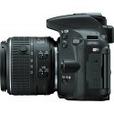 Nikon D5500 + 18-55 VR II + 55-300 VR Kit, black