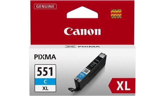 Canon tintes kasetne CLI-551XL, ciāna