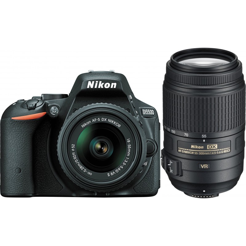 Nikon D5300 18-55 VR lI Kit Black +ML-L3