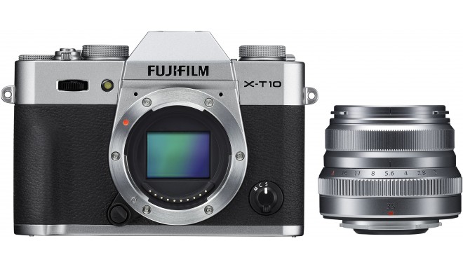 Fujifilm X-T10 + 35мм f/2.0, серебристый