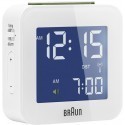 Braun travel alarm clock BNC008, white