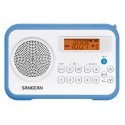 Sangean music system PR-D18, white/blue