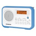 Sangean music system PR-D18, white/blue