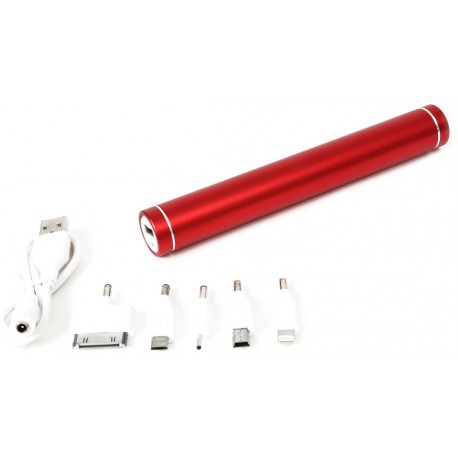Platinet akupank 5200mAh + kaabel, punane (42627)