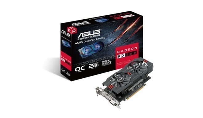 Asus AMD, 2 GB, Radeon RX 560, GDDR5, PCI Exp