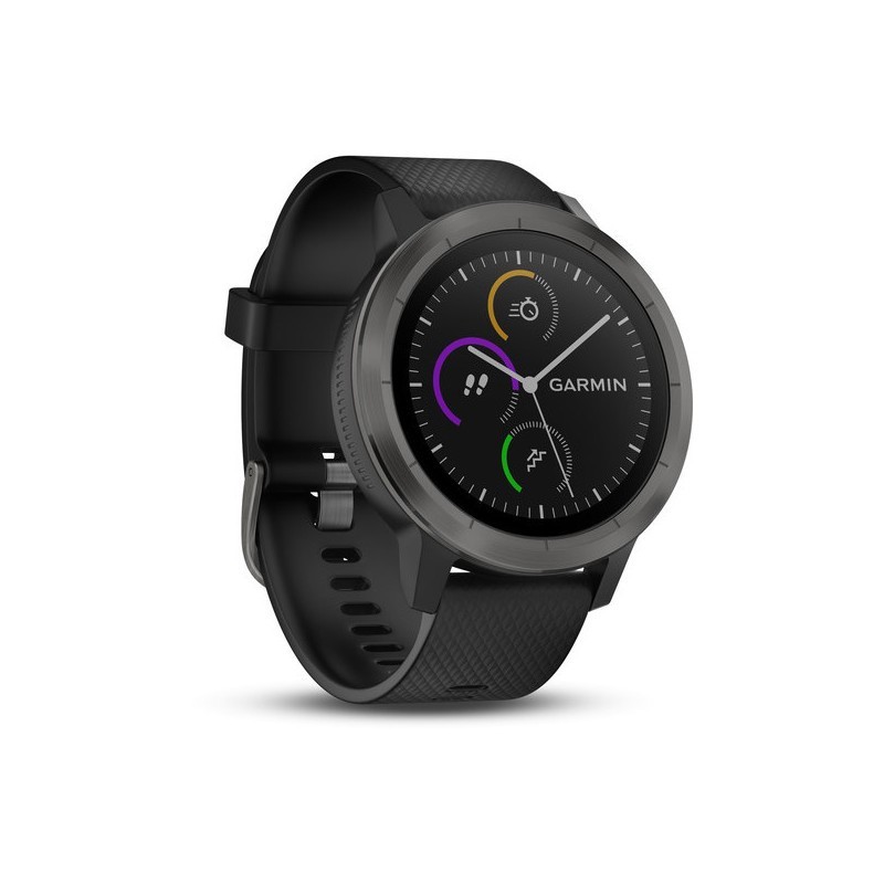 garmin vivoactive 3 slate black smartwatch