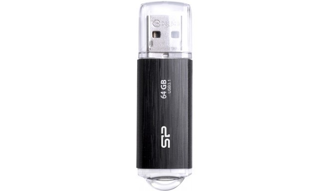 Silicon Power флешка 64GB Blaze B02 USB 3.2, черный