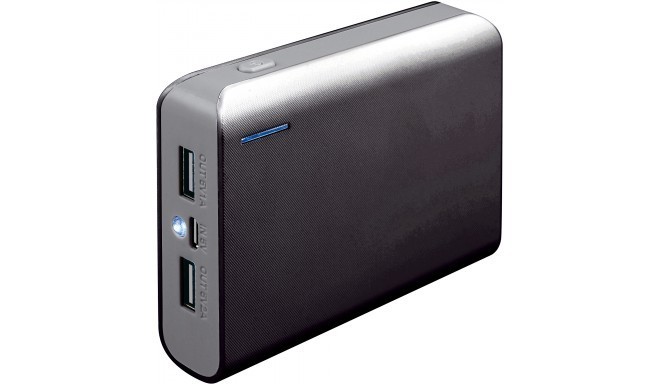 Platinet power bank 6000mAh + lukturītis, pelēks (PMPB6BG)