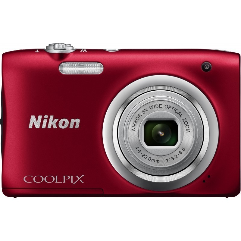 Nikon Coolpix A100, red - Compact cameras - Nordic Digital