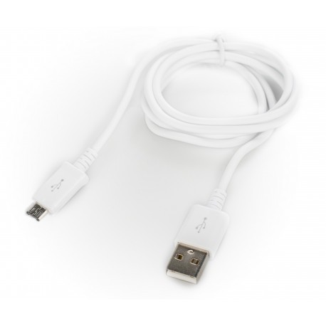 Platinet kabelis USB - microUSB 1m, balts