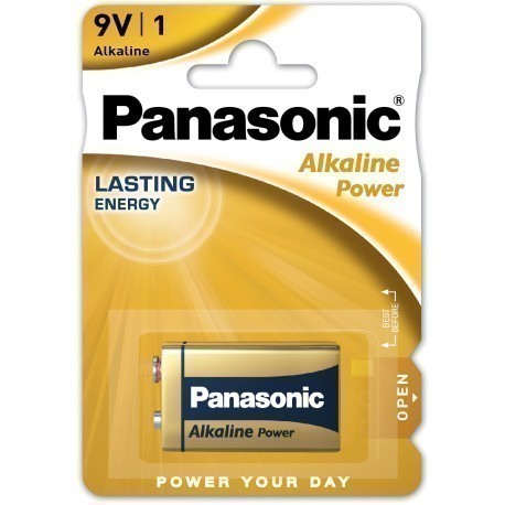 Panasonic Alkaline Power patarei 6LR61APB/1B 9V