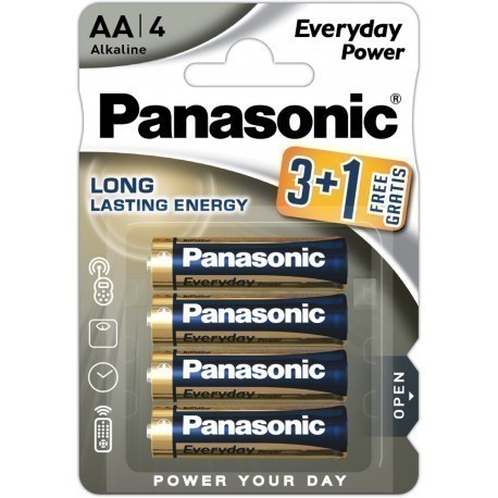 Panasonic Everyday Power patarei LR6EPS/4B (3+1)