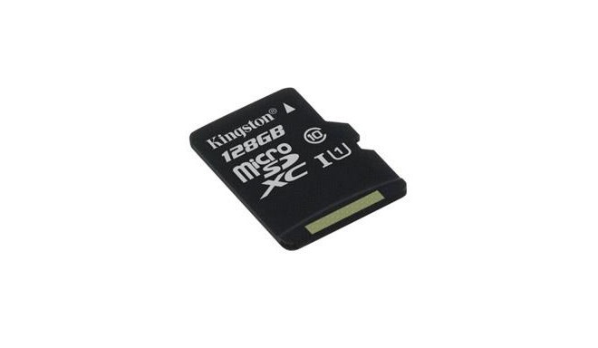 Kingston mälukaart microSDXC 128GB Canvas Select Class 10 UHS-I