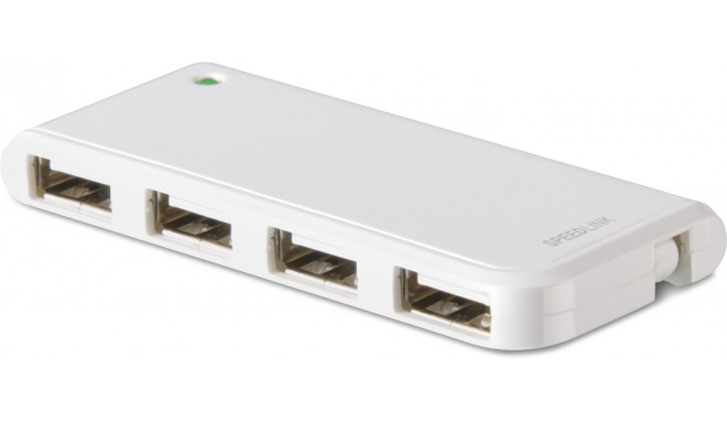 Speedlink USB hub Nobile 4-port, valge (SL-140102-WE)
