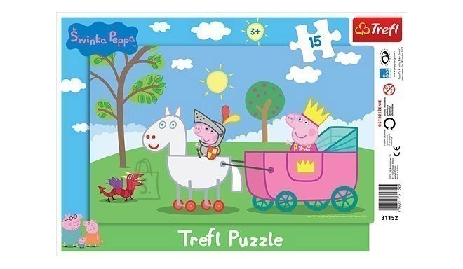 Trefl паззл Peppa Pig Knight 15шт