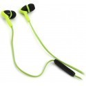 Omega Freestyle earphones + microphone FH1012, green