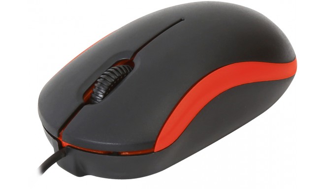Omega mouse OM-07 Optical V2, red
