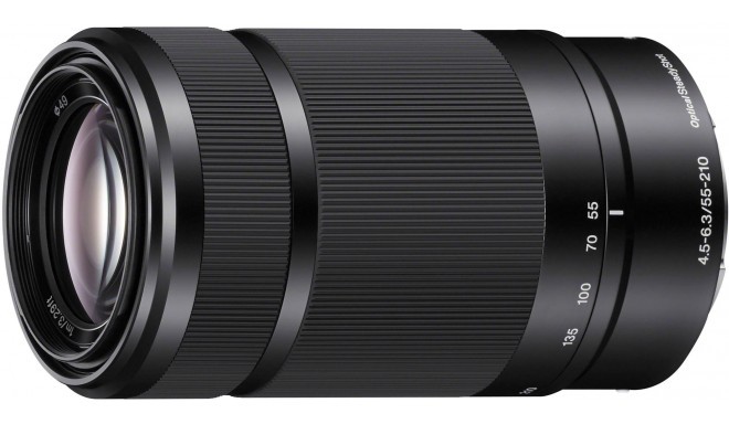 Sony E 55-210мм f/4.5-6.3 OSS объектив, черный