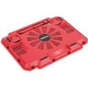 Omega laptop cooler pad Ice Box, red