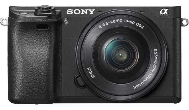 Sony a6300 + 16-50mm Kit, melns