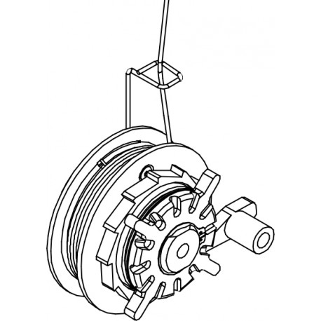 Manfrotto rezerves daļa REX3251,A04 Asm Friction 4MT
