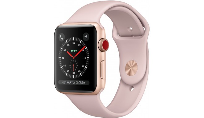 Apple Watch 3 GPS + Cellular 42mm, gold/sand pink