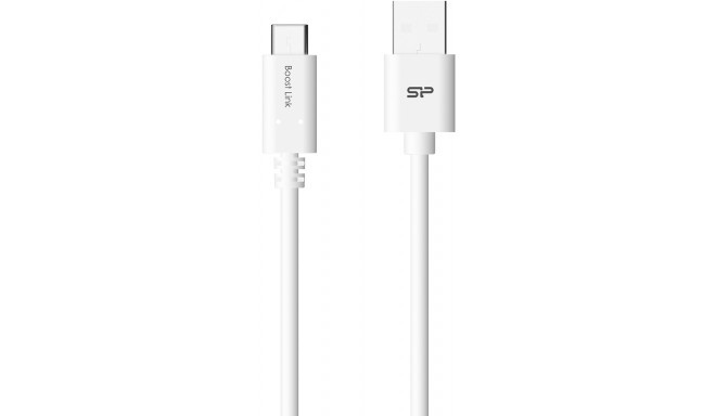 Silicon Power cable USB-C 1m, white (LK10AC)