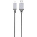 Silicon Power kaabel USB-C - USB 1m punutud, hall (LK30AC)