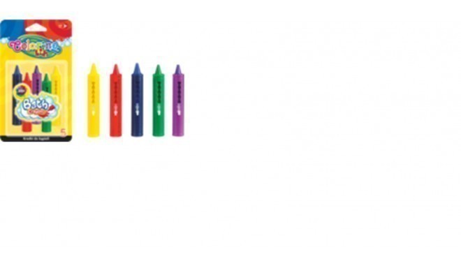 COLORINO KIDS vannas krītiņi, 5 krāsas, 67300PTR