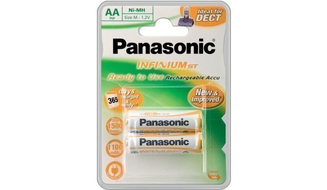 Panasonic rechargeable battery Infinium 1100mAh P-6P/2B
