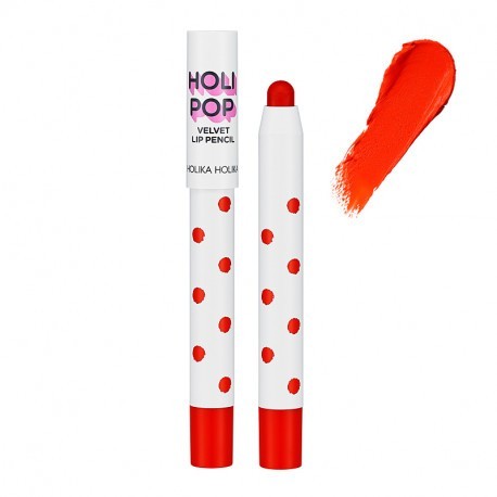 Holika Holika Holi Pop Velvet Lip Pencil OR03 Pomegranate