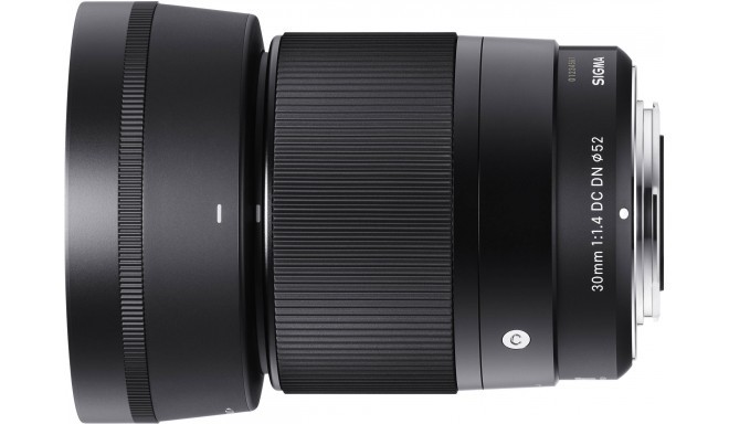 Sigma 30mm f/1.4 DC DN Contemporary objektīvs standartam Mikro četras trešdaļas 