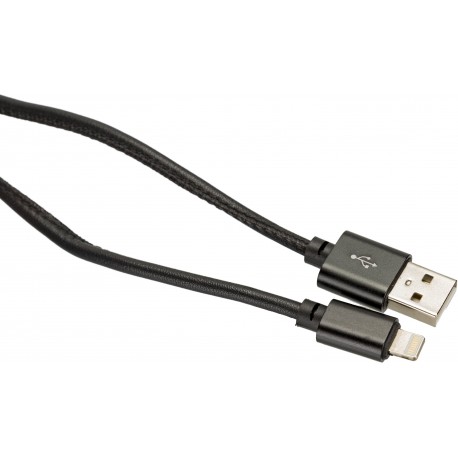 Platinet kaabel USB - Lightning 1m, must